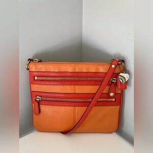 Coach Bonnie Double Zip Pocket Swing Crossbody Bag